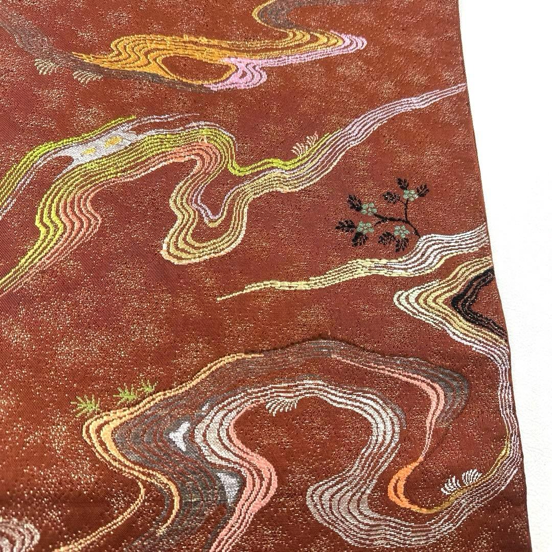 専用帯6119 ●二代目 龍村平蔵 龍村光翔 国宝琴 高級 正絹 袋帯