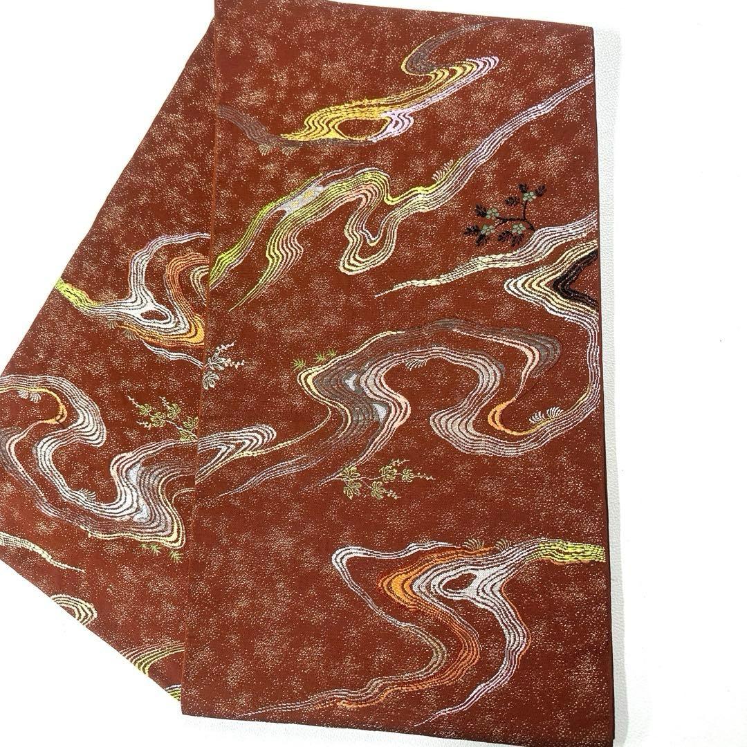 専用帯6119 ●二代目 龍村平蔵 龍村光翔 国宝琴 高級 正絹 袋帯