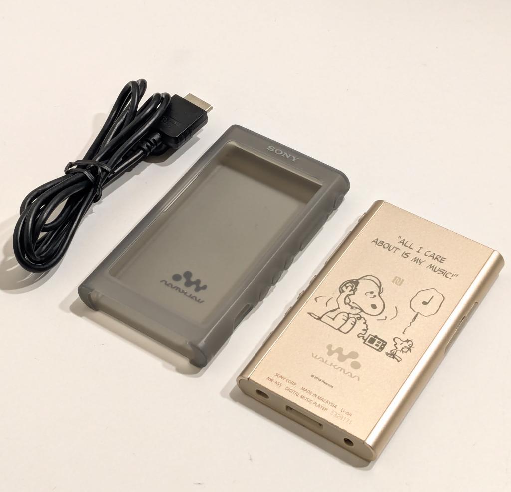 NW-A55 スヌーピー ウォークマン40周年記念 刻印サービス 数量限定品
