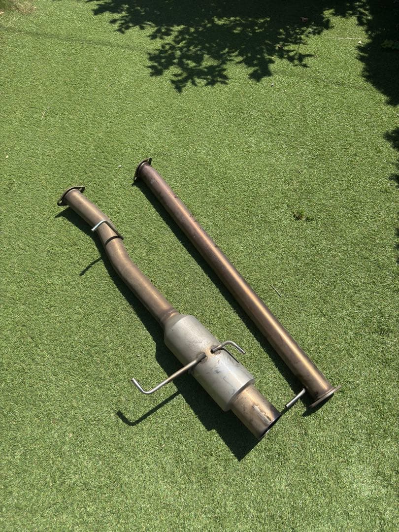 C35 ER34 ステンレスマフラー ターボ用