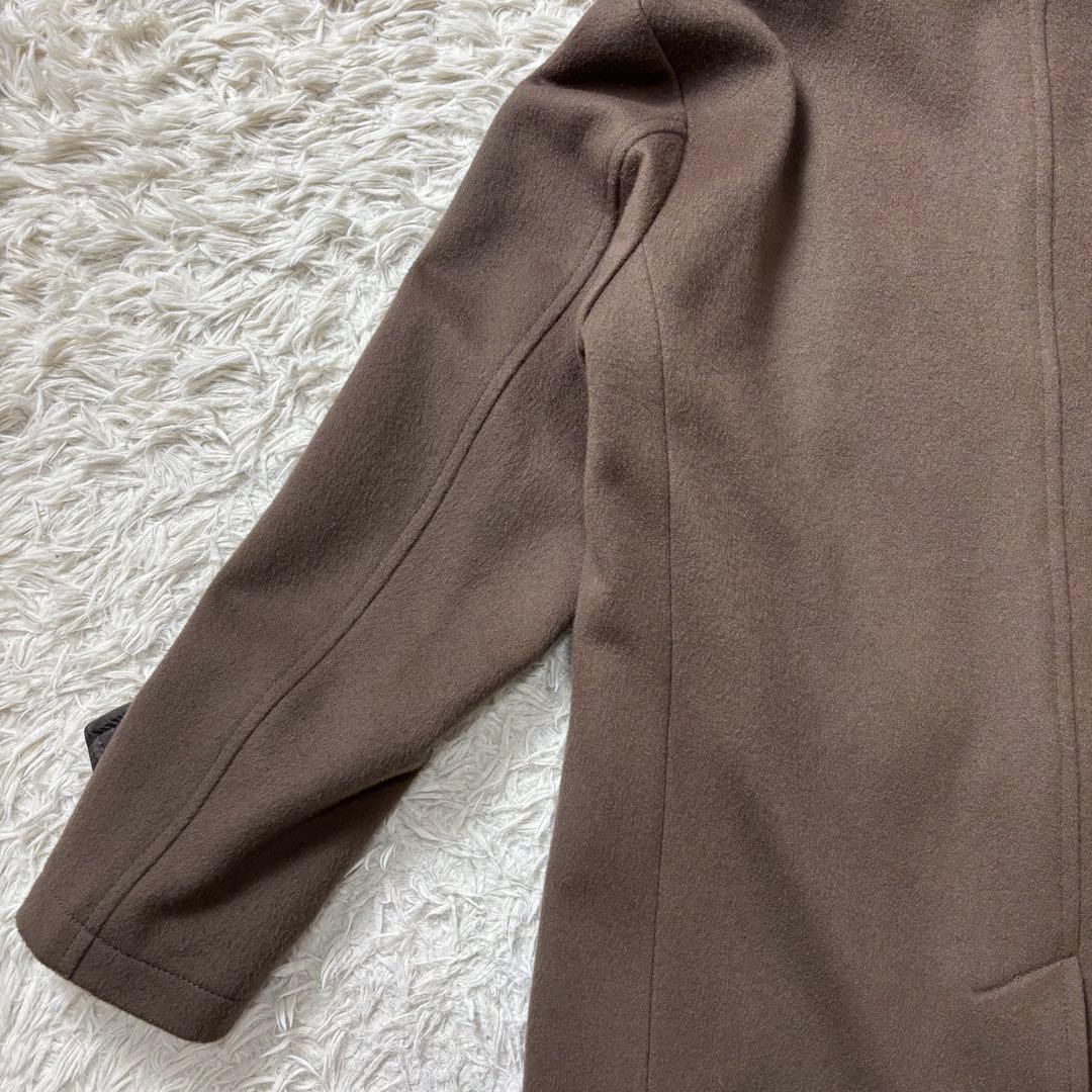 美品 ブラックレーベルクレストブリッジ フーデッドコート CBチェック