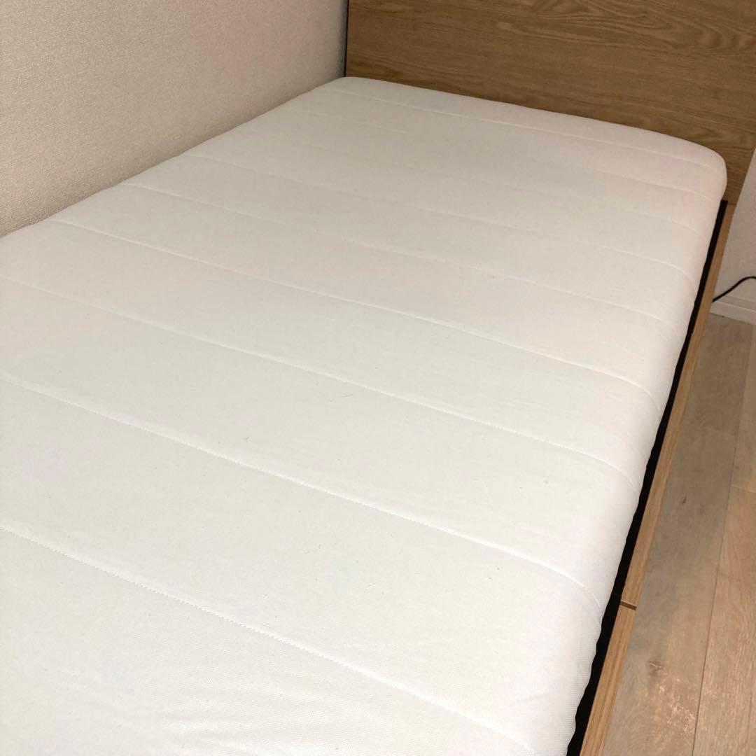 ★専用★《引取限定》ニトリ 収納ベッド & マットレス ライト◦コンセント付き