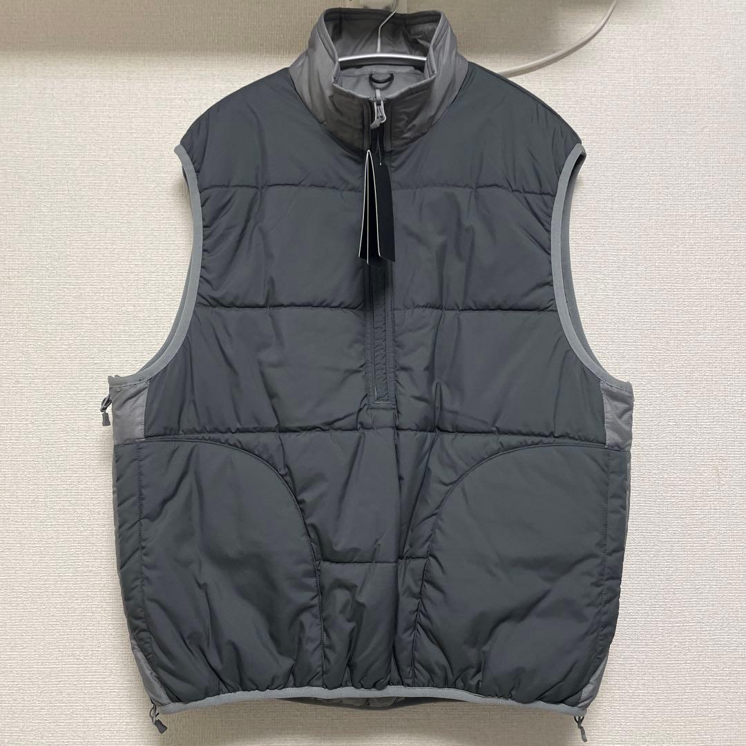 s*9様 ダイワピア39 中綿 リバーシブル プルオーバーベスト グレー フリー