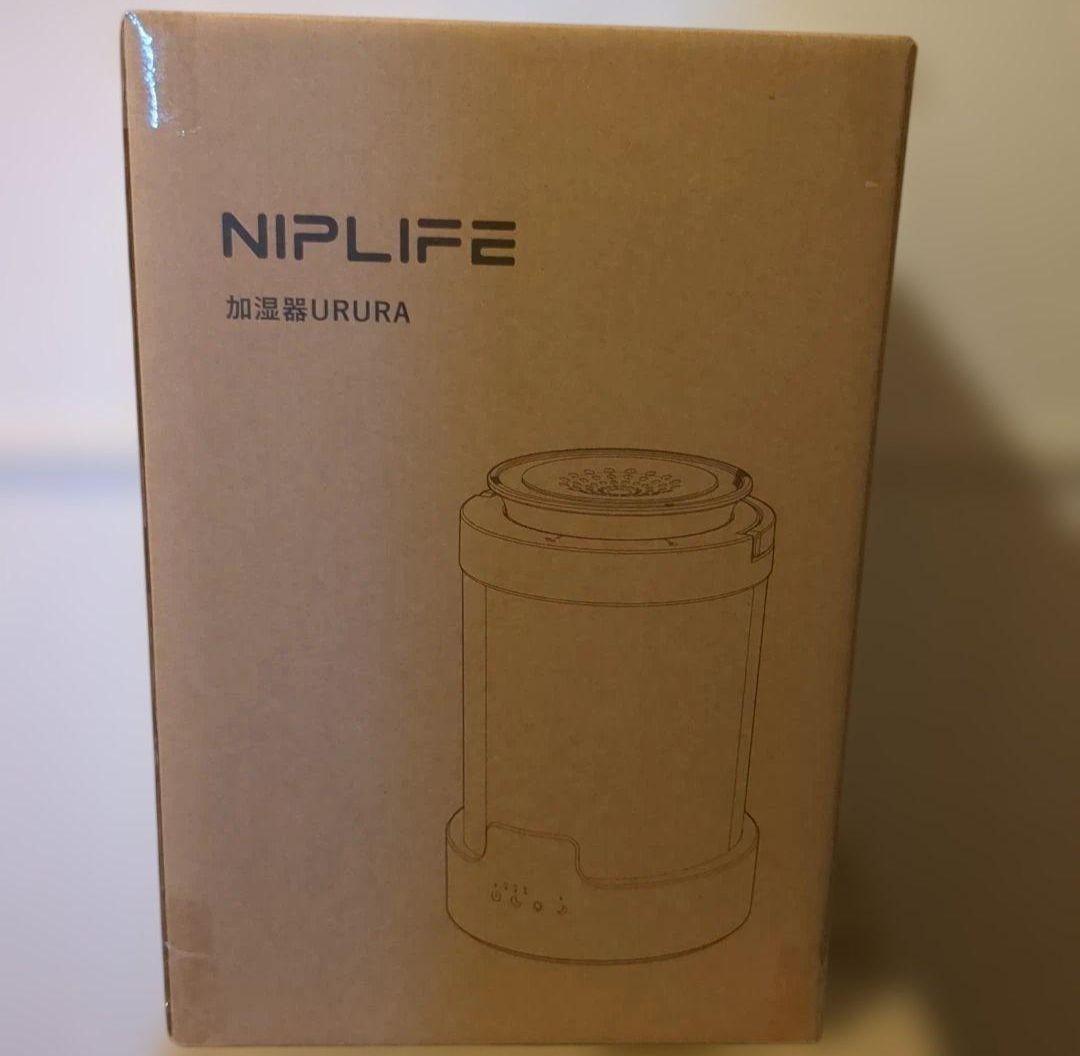 Nan加湿器 URURA スチーム式 500ml/h 3L　NIPLIFE