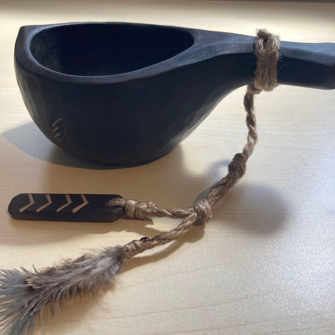 【新品】ソウルオブシベリア #1 ブラックペンダント　No.1800 ククサ