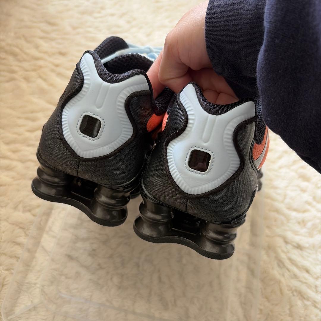 nike shox tl ホワイト/オレンジ/ブラック ショックス　ナイキ