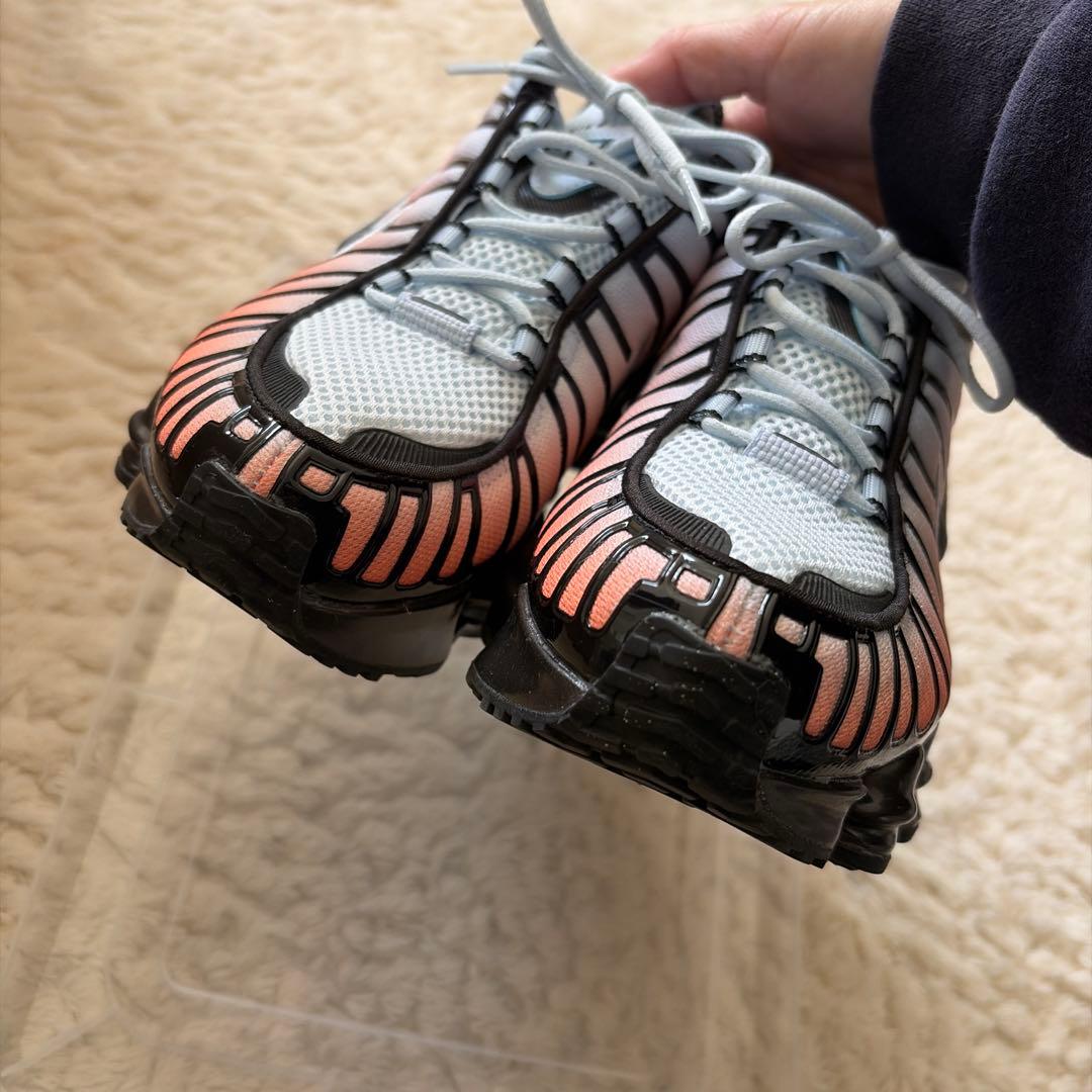 nike shox tl ホワイト/オレンジ/ブラック ショックス　ナイキ