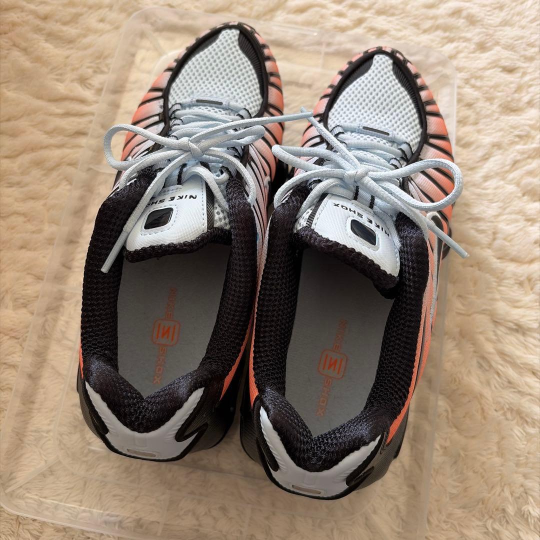 nike shox tl ホワイト/オレンジ/ブラック ショックス　ナイキ