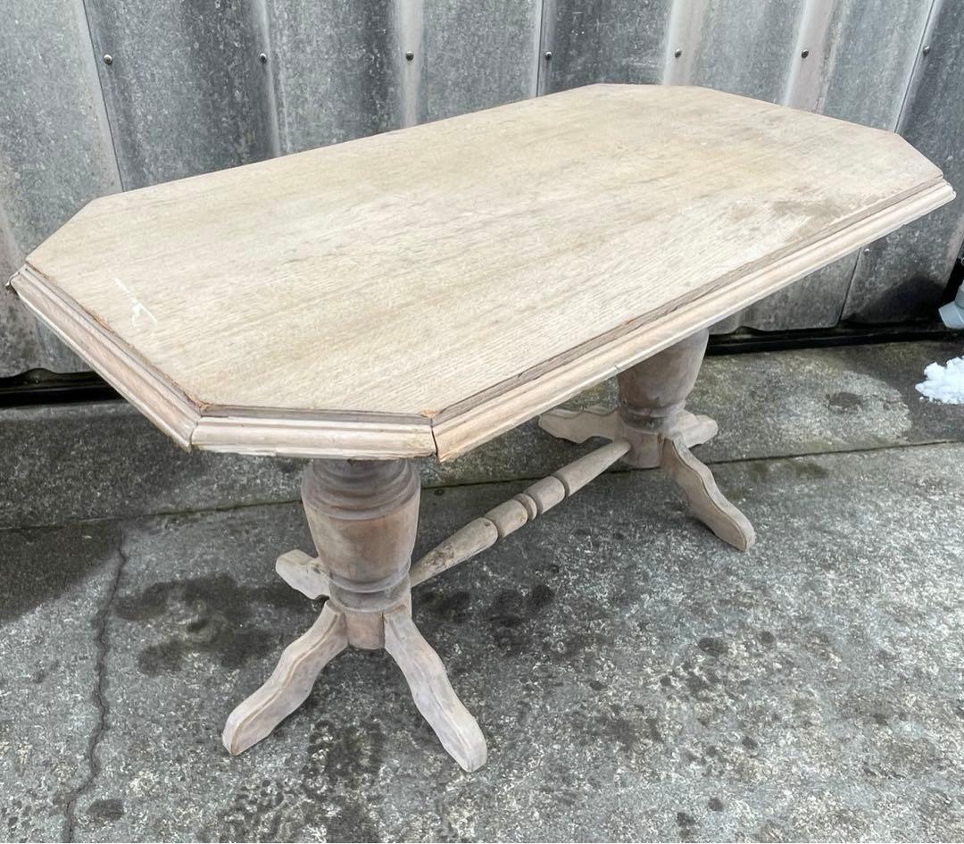 アンティーク/イギリス/古材/剥離/ダイニングテーブル/センターテーブル/作業台