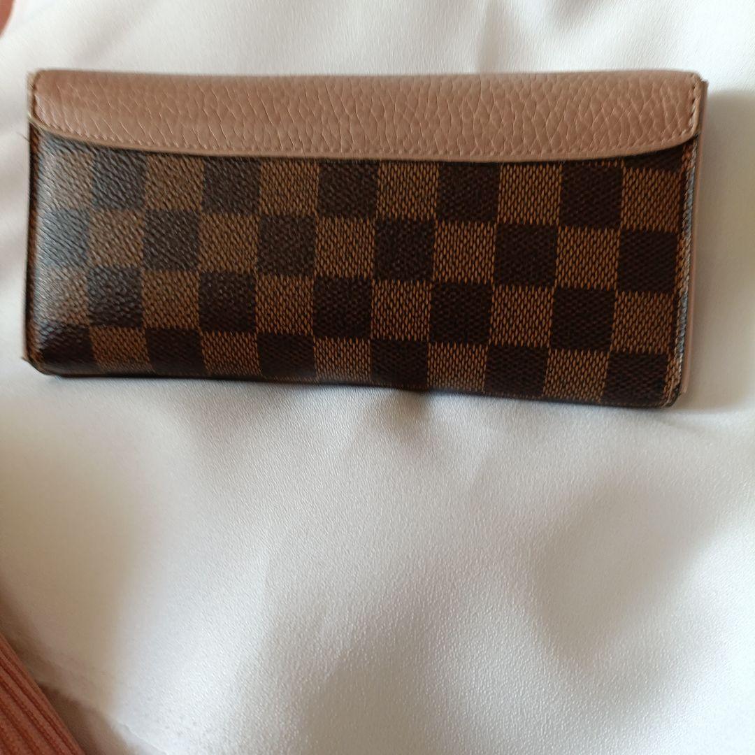 LOUIS VUITTON ポルトフォイユ ノルマンディ ダミエ ピンク 長財布