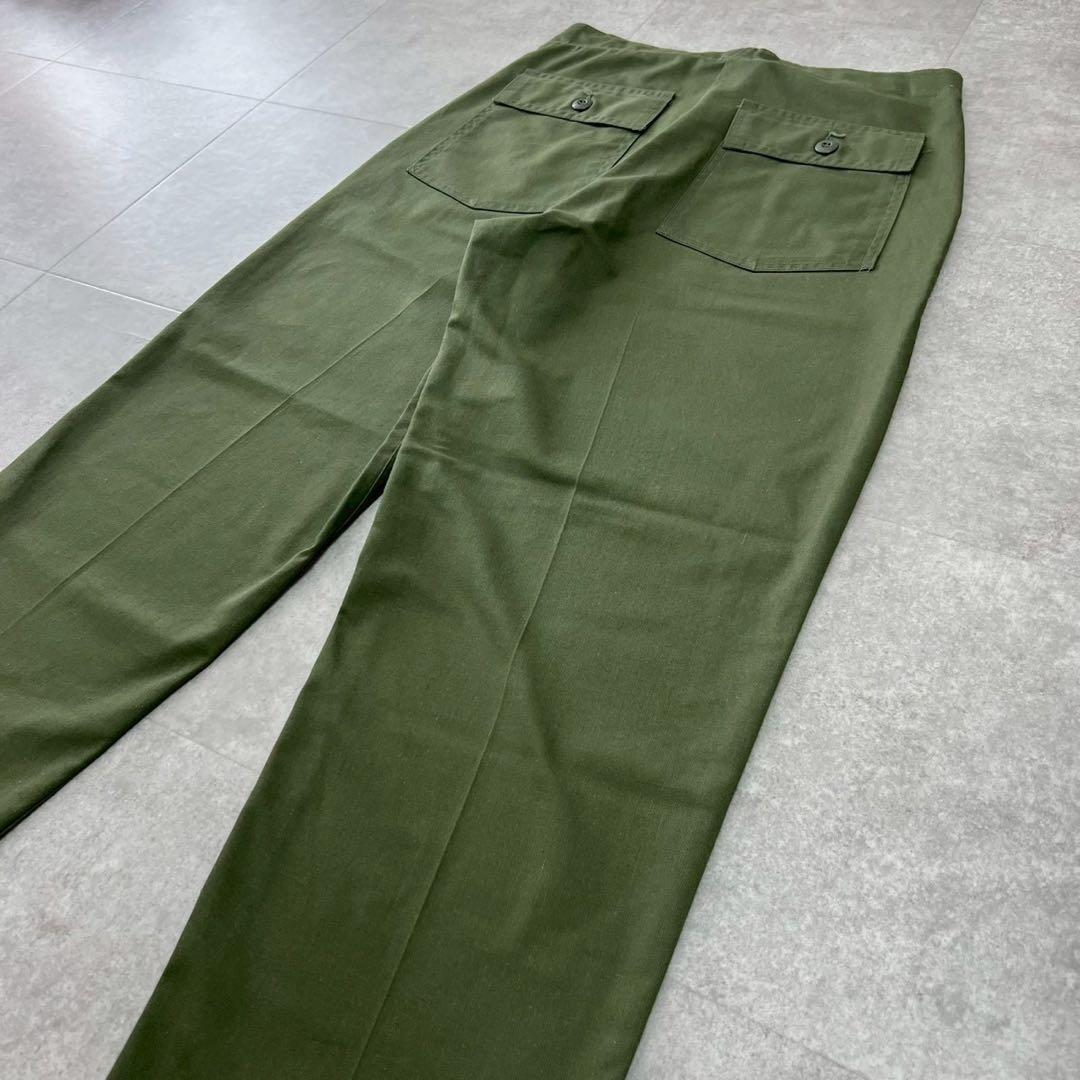 34×31 アメリカ軍　OG507 ベイカーパンツ　実物　オリジナル　ビンテージ