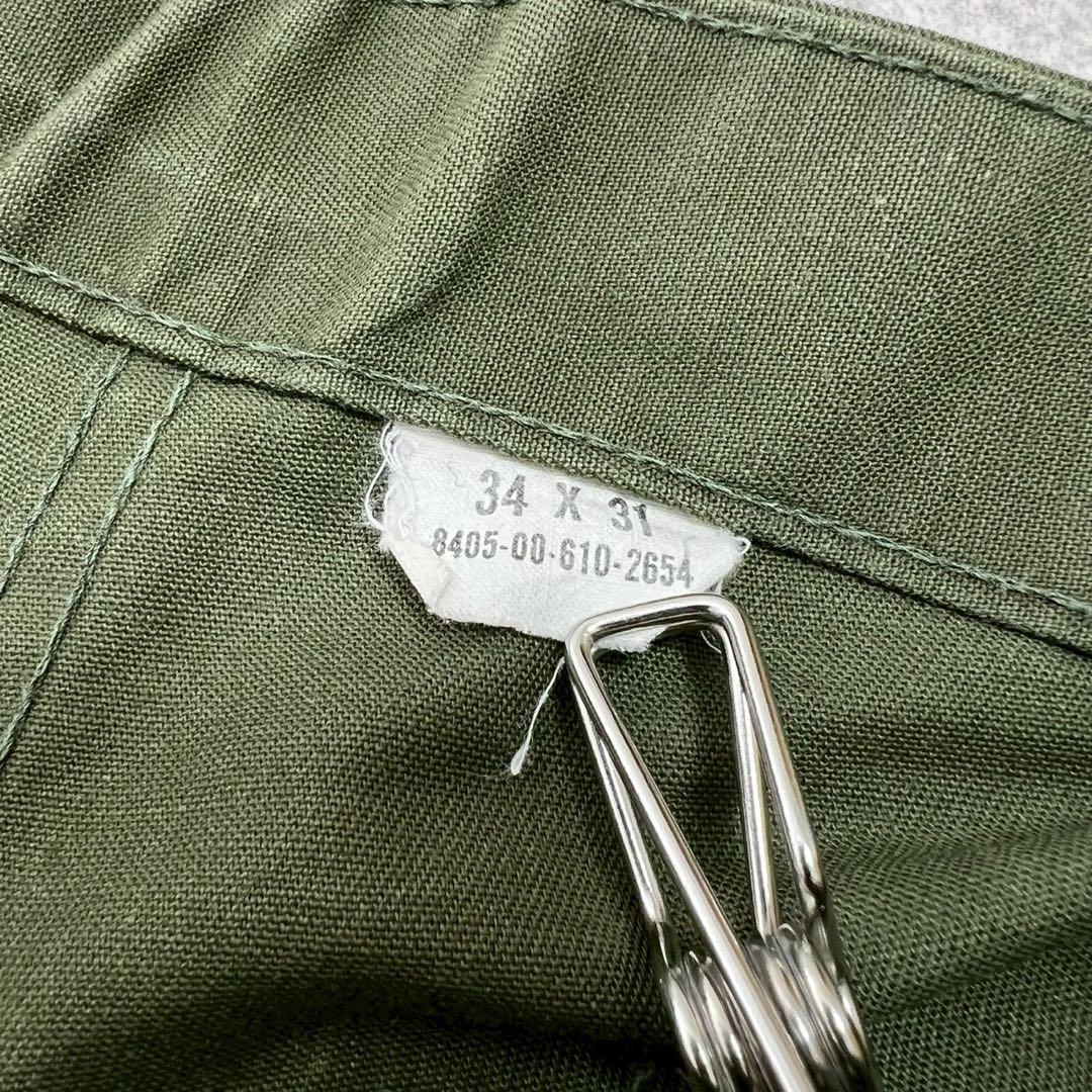 34×31 アメリカ軍　OG507 ベイカーパンツ　実物　オリジナル　ビンテージ