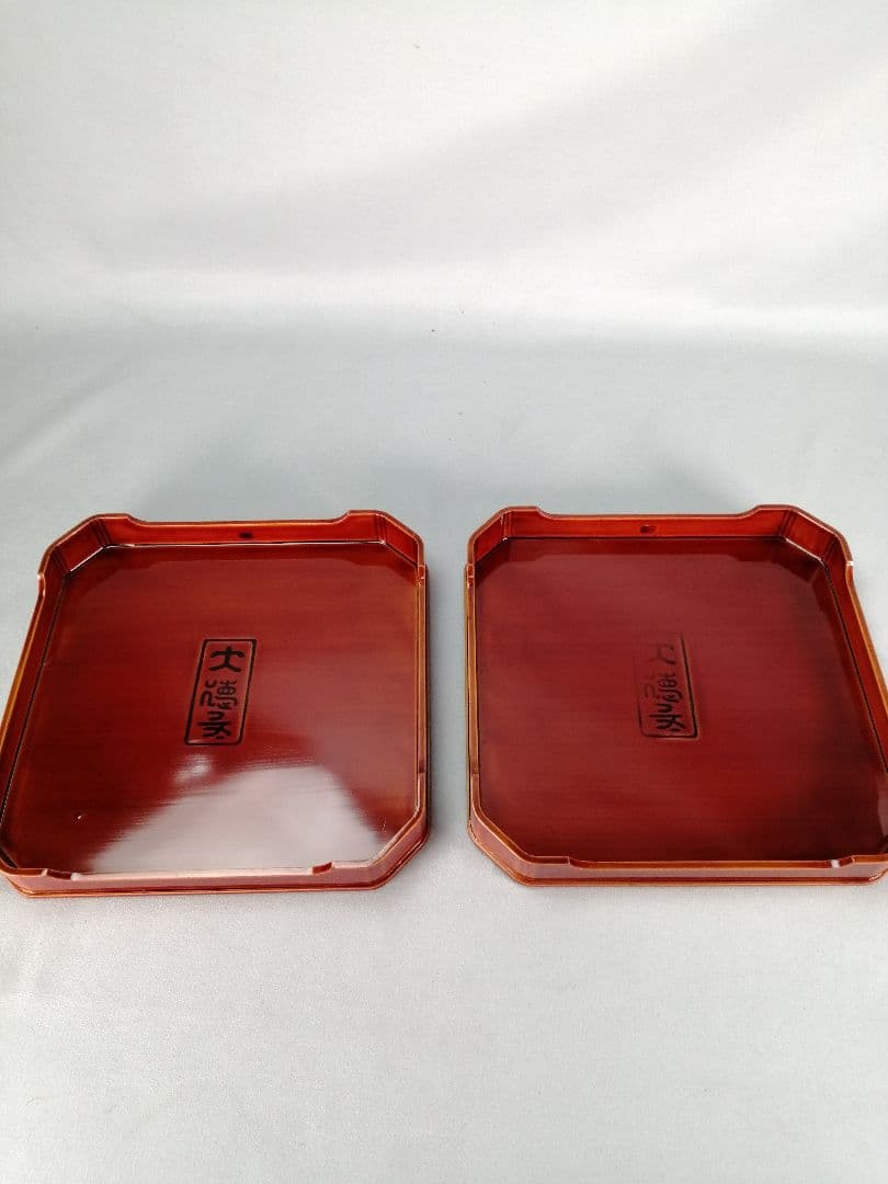 【茶事道具】春慶塗大徳寺重　弁当箱　主菓子　懐石道具370