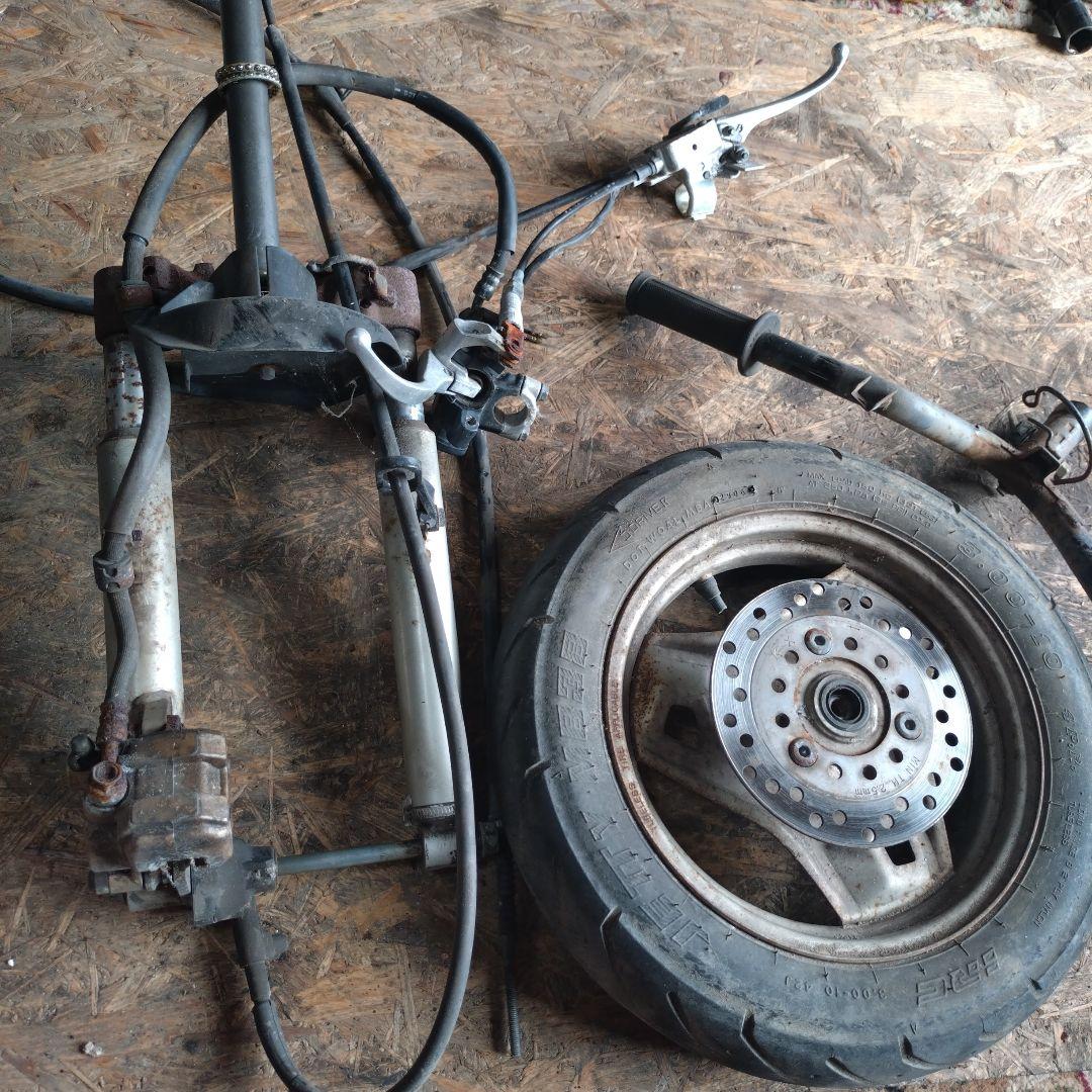 AF35 ライブディオ　フロントフォーク　ディスク