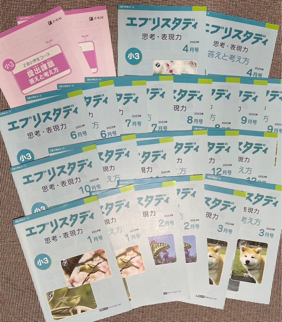 未記入　Z会エブリスタディ思考・表現力 2023小3