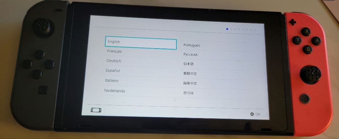 Nintendoスイッチ本体　ジョイコン不具合あり　ジャンク