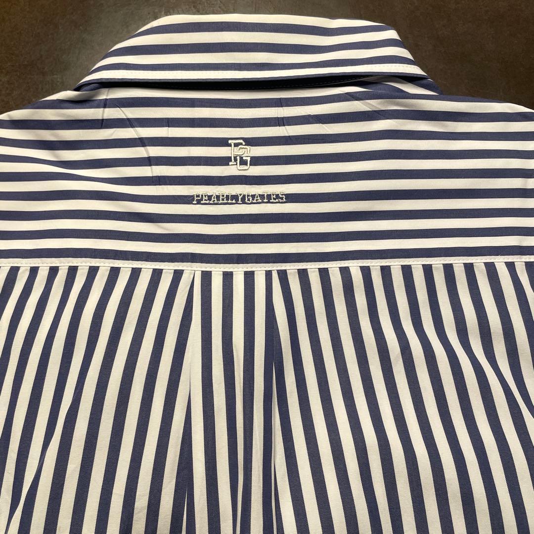 PEARLY GATES SOKTAS 長袖シャツ ストライプ メンズ4