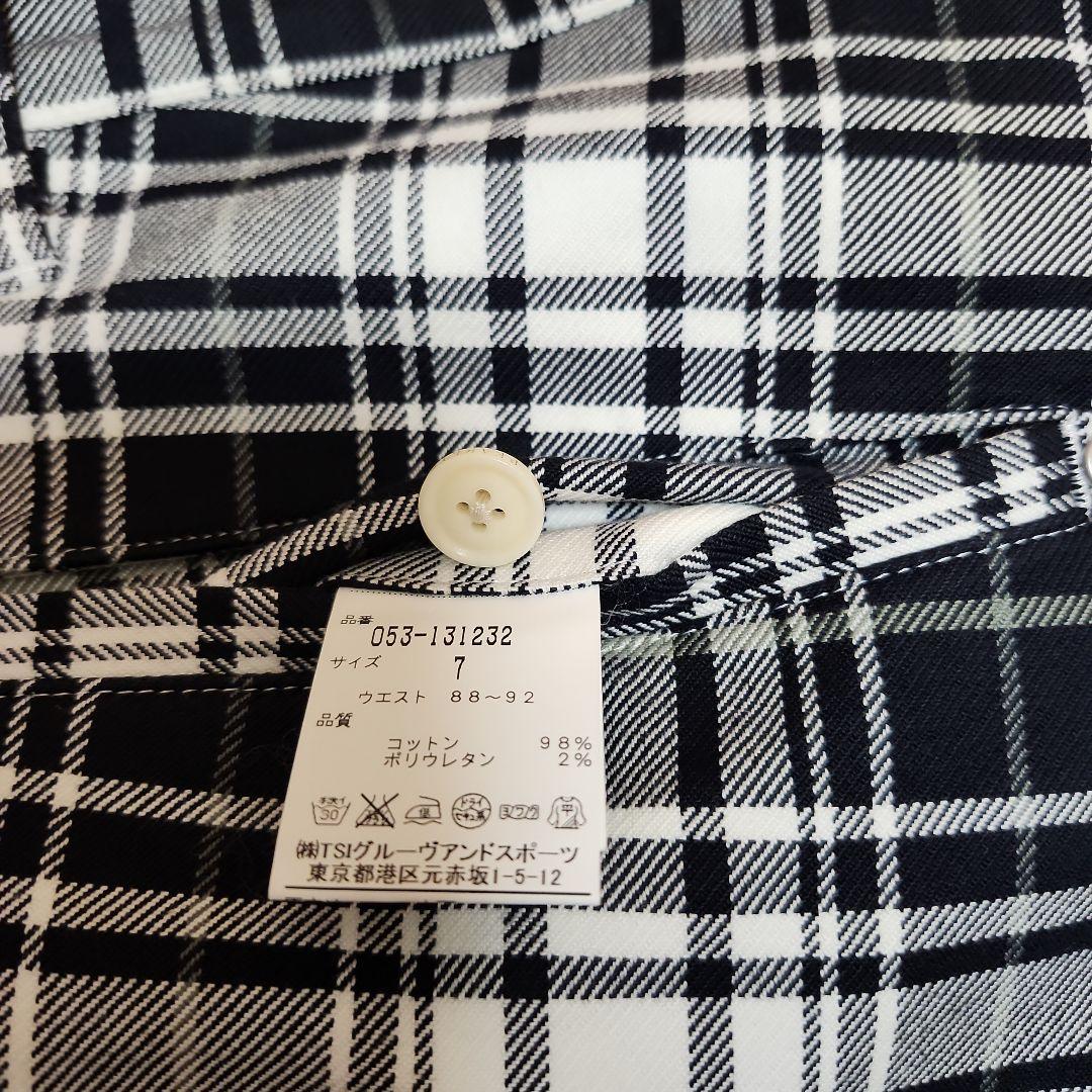 パーリーゲイツ チェック柄 メンズパンツ サイズ7