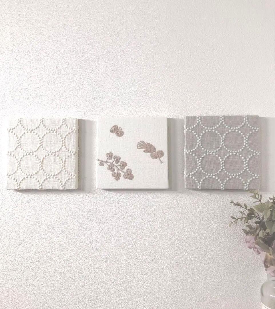 No.798.☆haseyan☆ミナペルホネンファブリックパネル3枚set