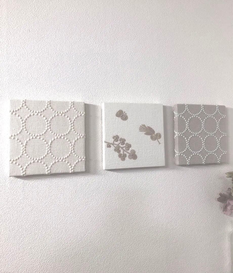 No.798.☆haseyan☆ミナペルホネンファブリックパネル3枚set