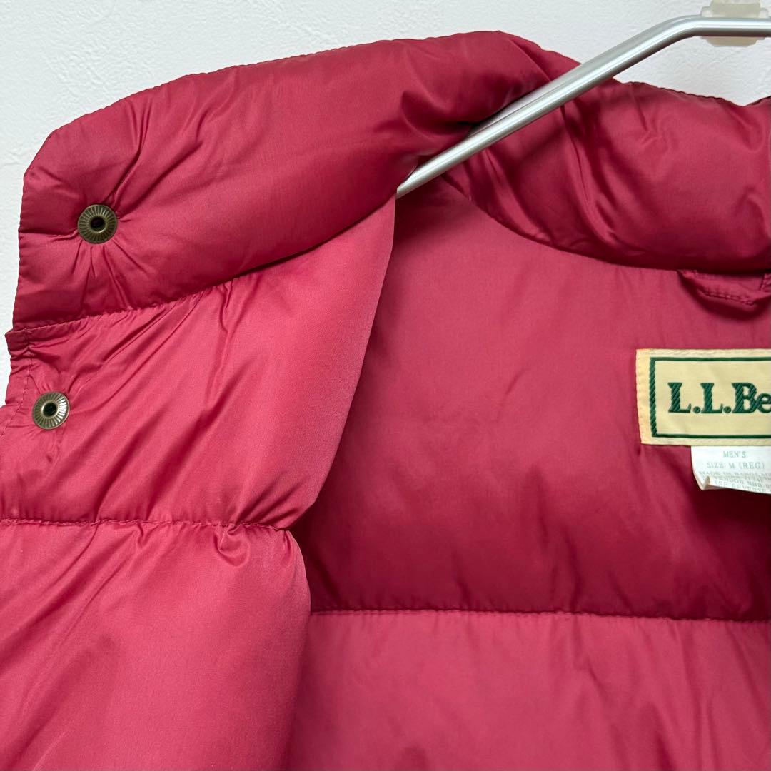 L.L.Bean ダウンベスト 赤 メンズ Mサイズ