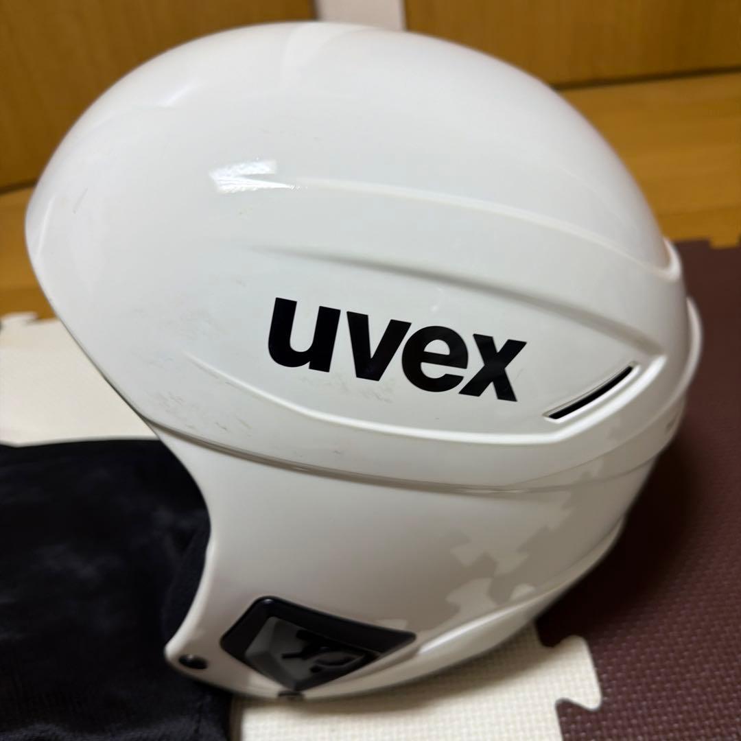 uvex ヘルメット ホワイト 収納袋付き ぽんたす