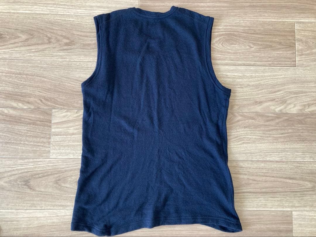 山と道　DF Mesh Merino Sleeveless Navy L