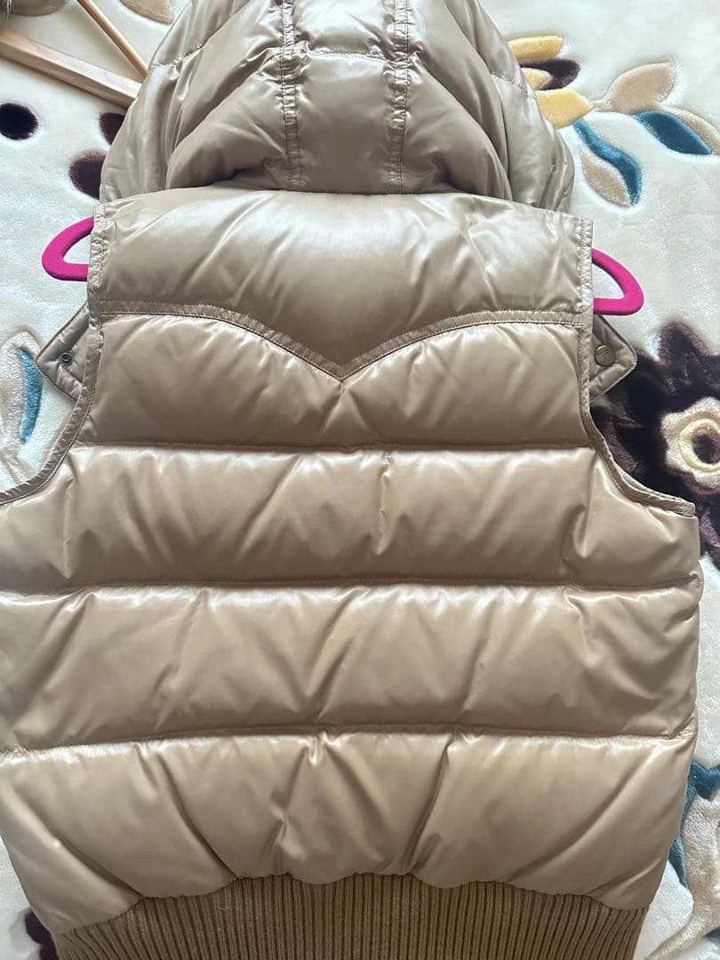 美品 バーバリーブルーレーベル ダウン ベスト