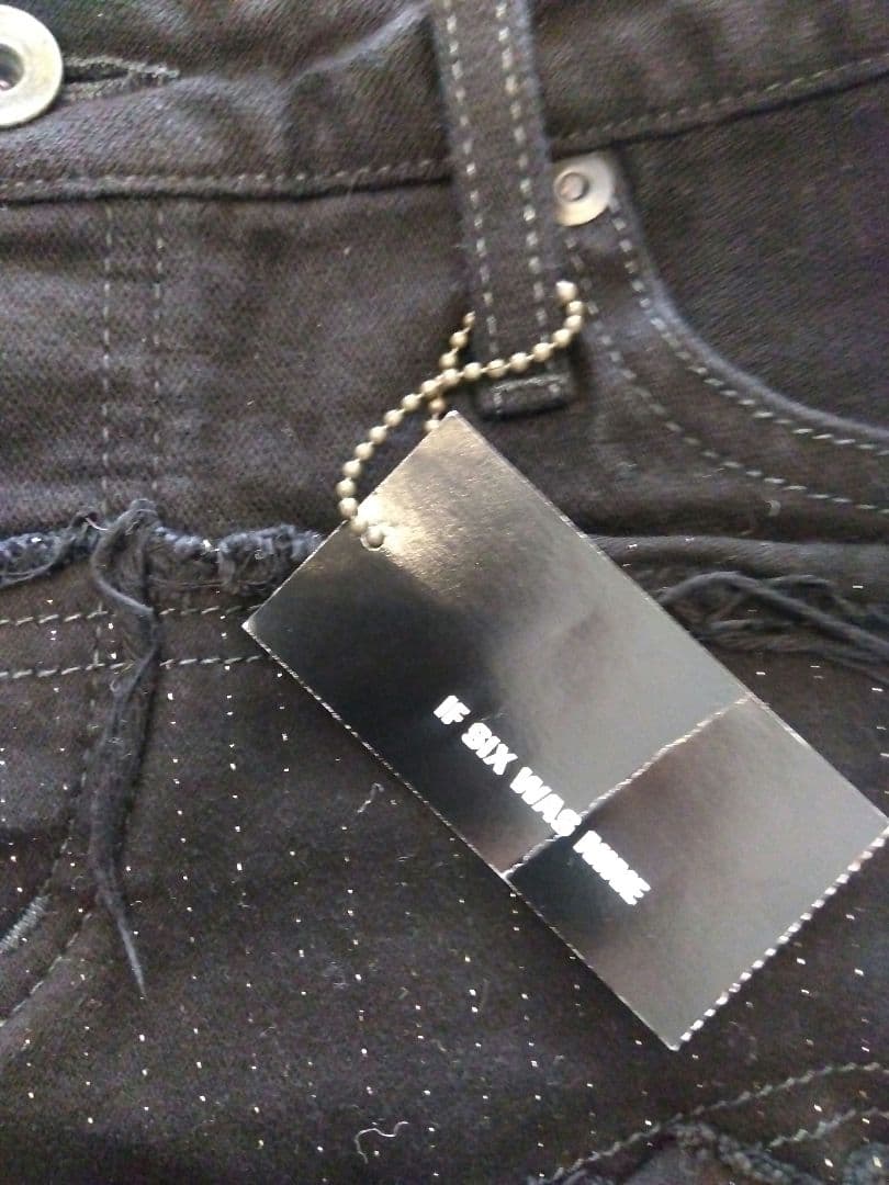 IF SIX WAS NINE / SERA ブラック ショートパンツ