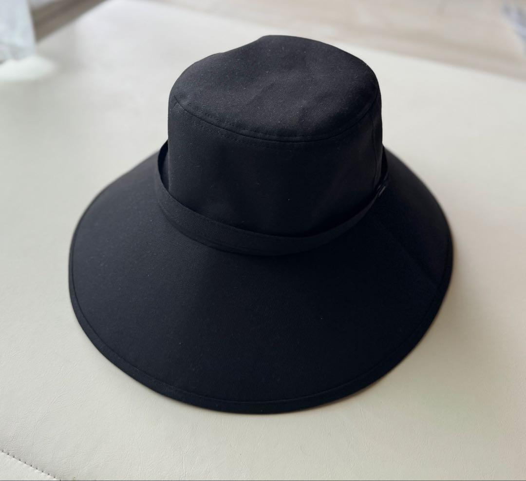 【値下げ不可】サンバリア100　ウィンドハット　Ｌサイズ　帽子　黒　ブラック