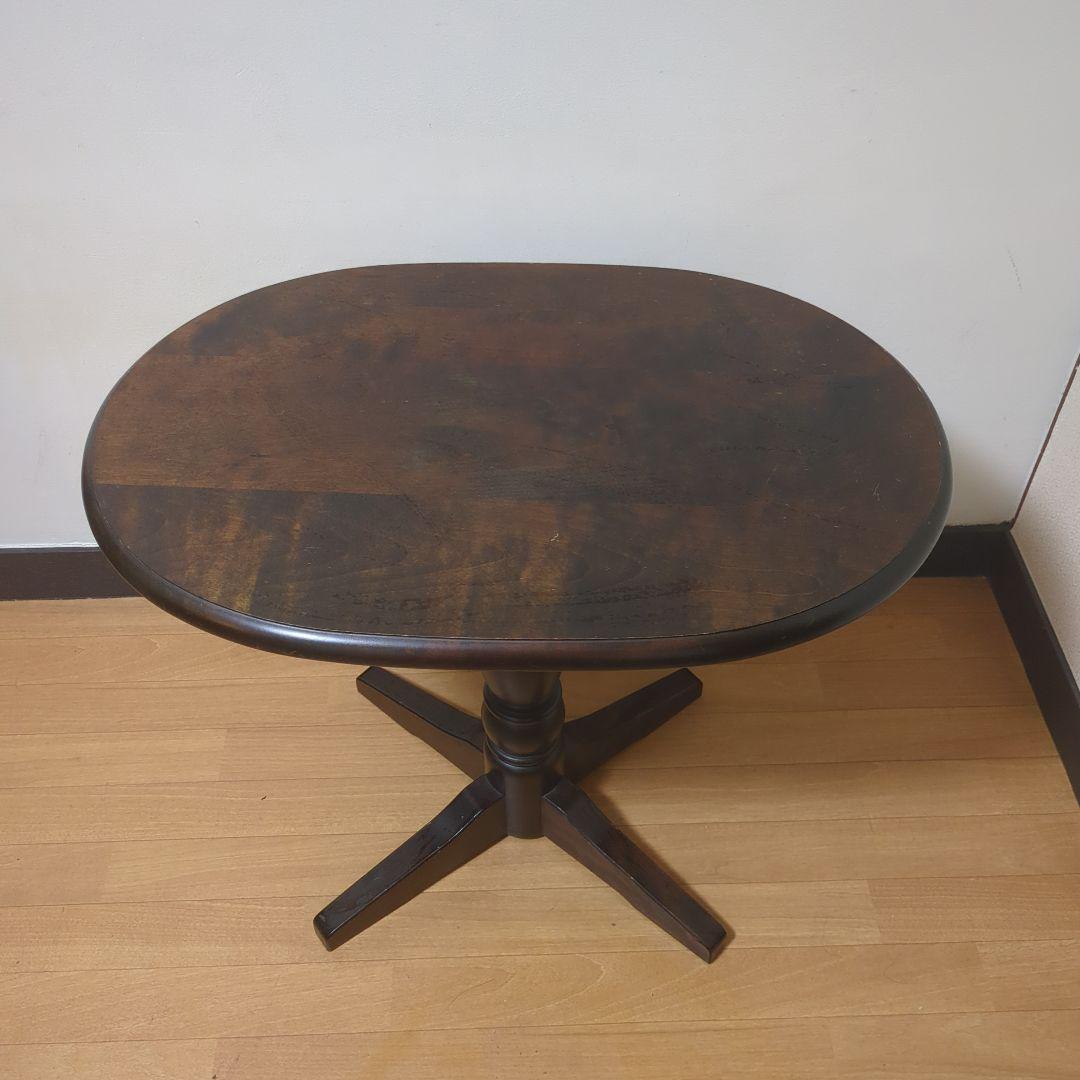 北海道民芸家具 テーブル サイドテーブル ダイニングテーブル 花台 ビンテージ