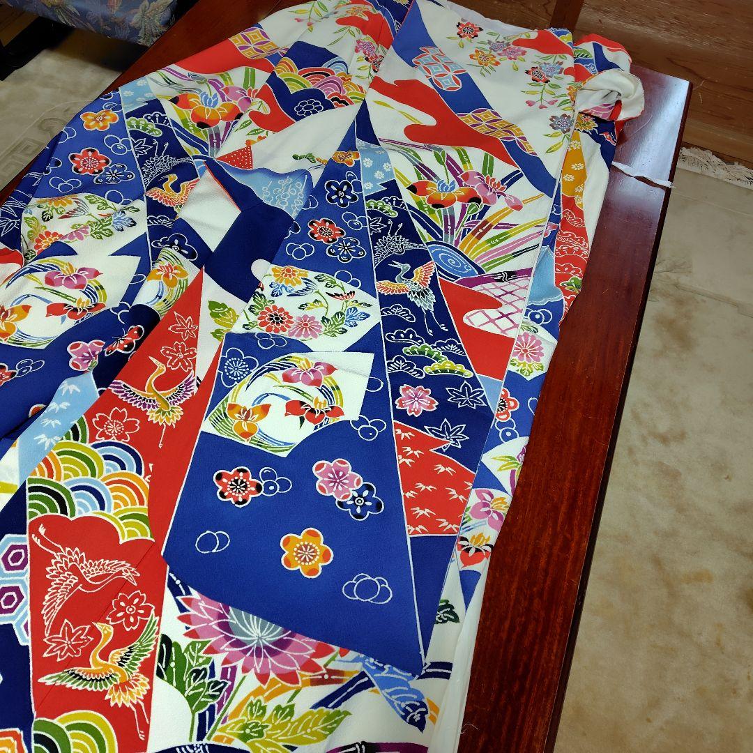 正絹紅型振袖　成人式、卒業式、結婚式等