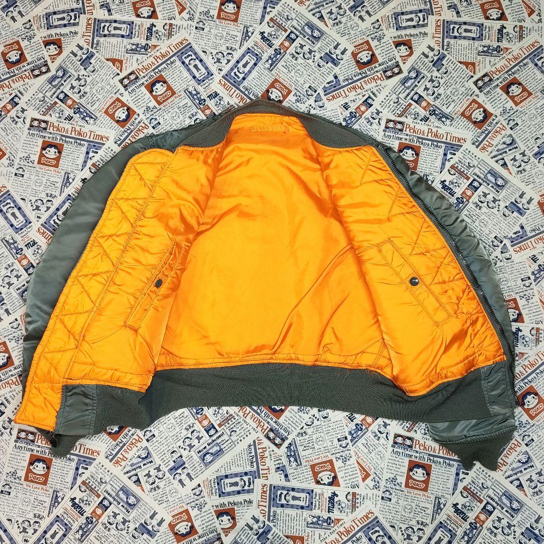 USA製 ALPHA アルファ 68年復刻 MA-1 フライトジャケット M