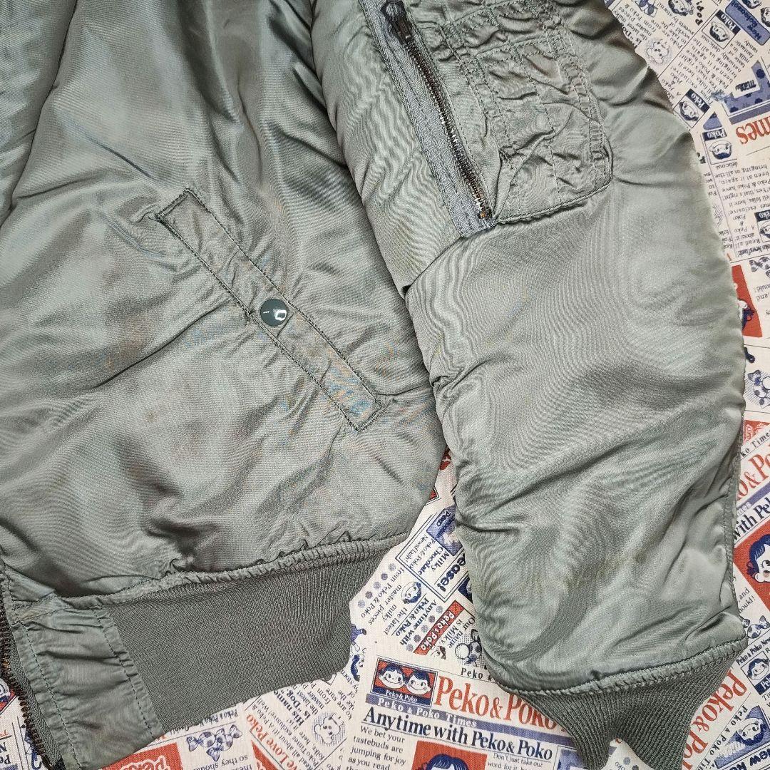 USA製 ALPHA アルファ 68年復刻 MA-1 フライトジャケット M