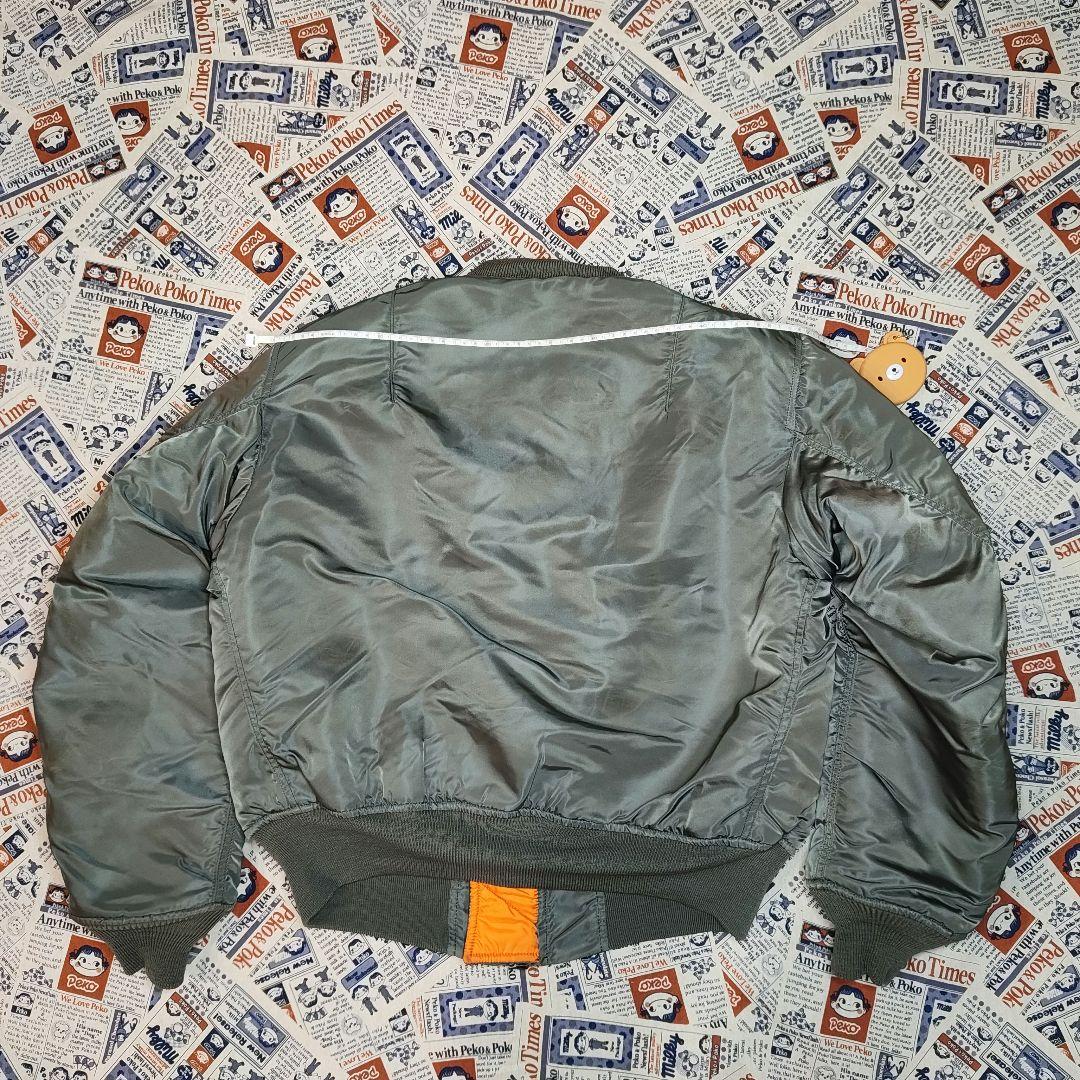 USA製 ALPHA アルファ 68年復刻 MA-1 フライトジャケット M