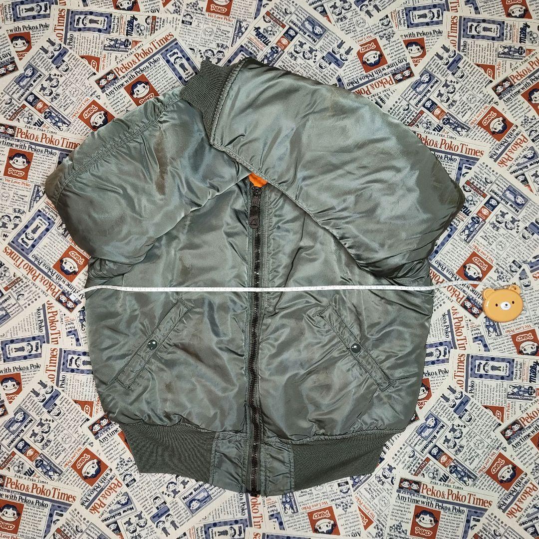 USA製 ALPHA アルファ 68年復刻 MA-1 フライトジャケット M