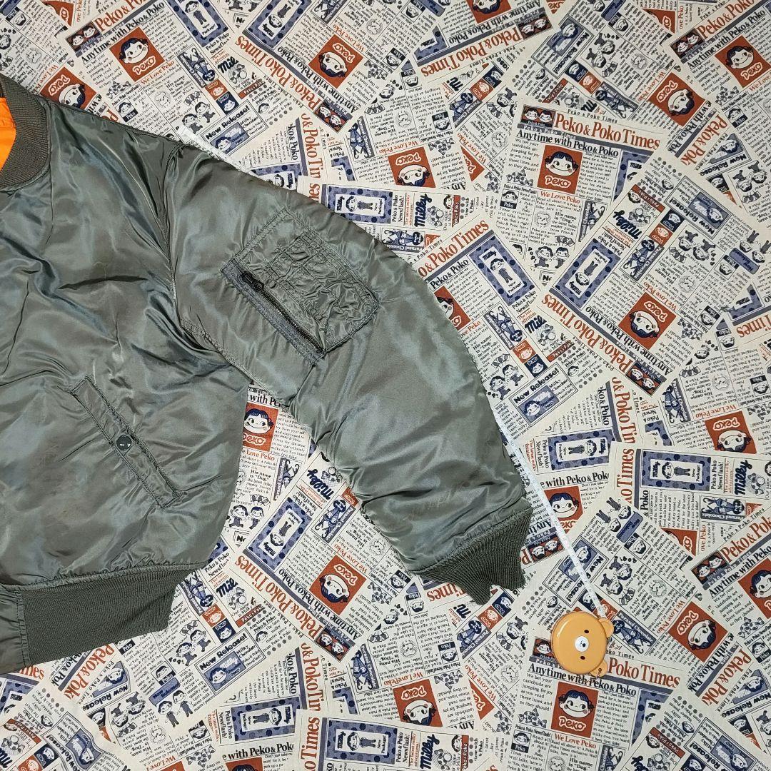 USA製 ALPHA アルファ 68年復刻 MA-1 フライトジャケット M