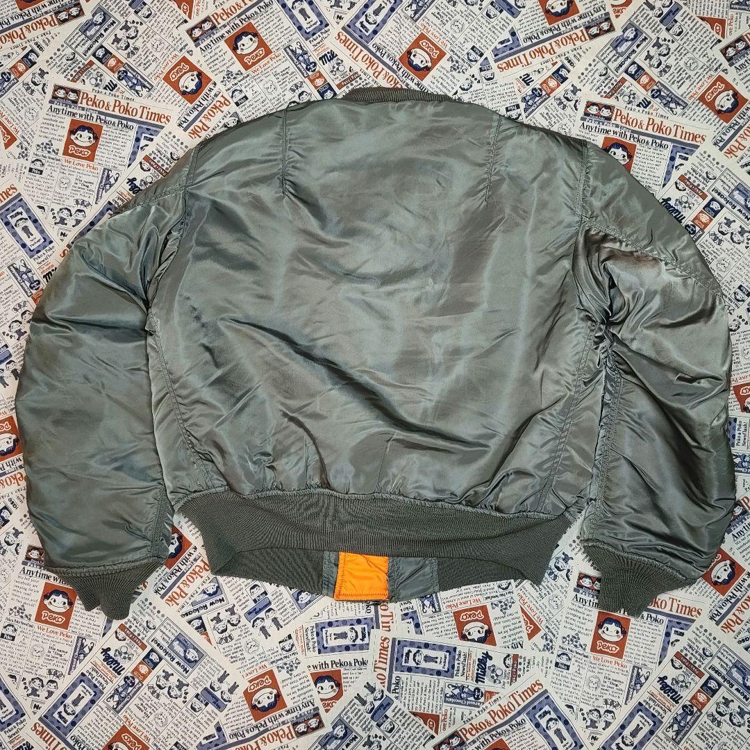 USA製 ALPHA アルファ 68年復刻 MA-1 フライトジャケット M