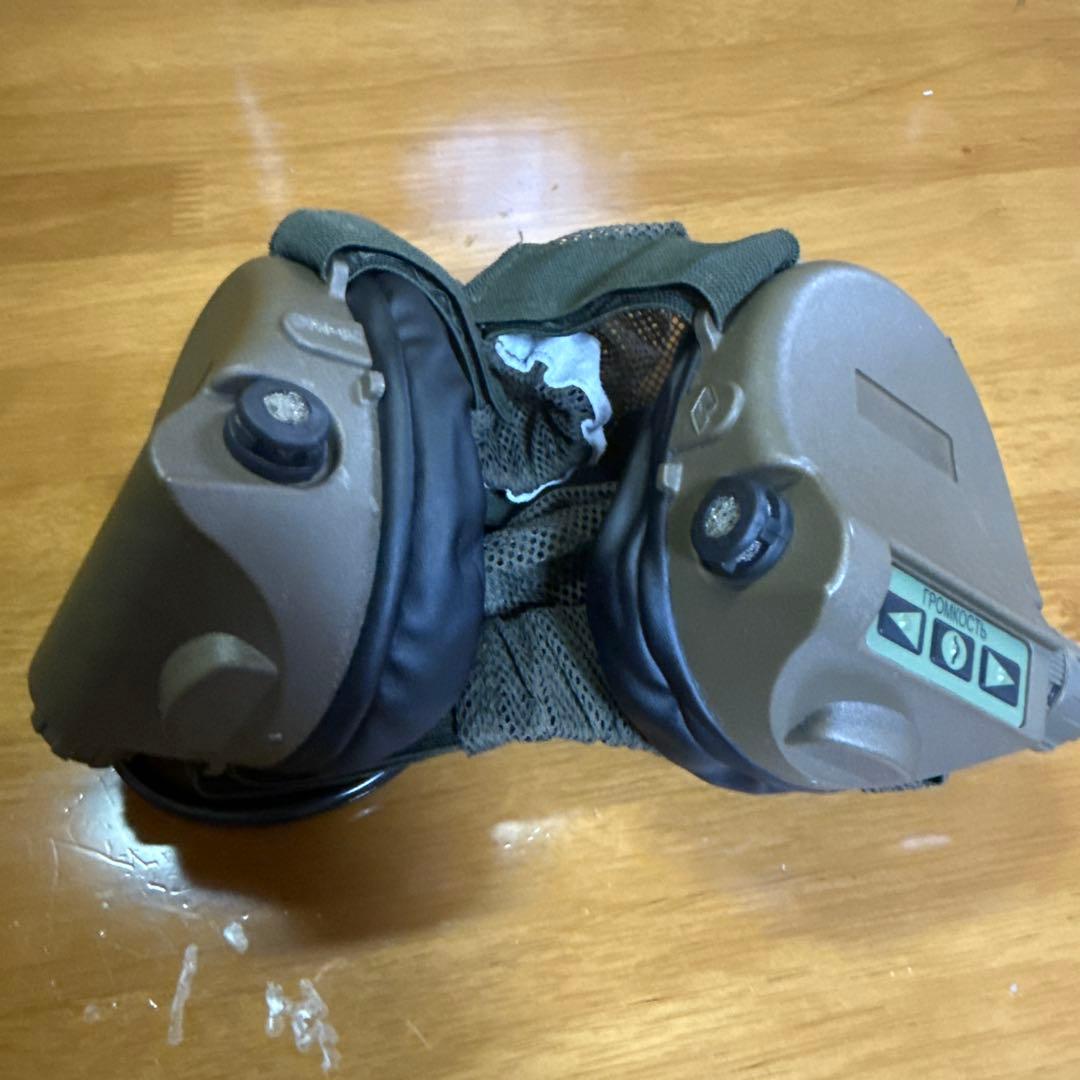 【やよい】ロシア軍 実物 イヤーマフ 6M2