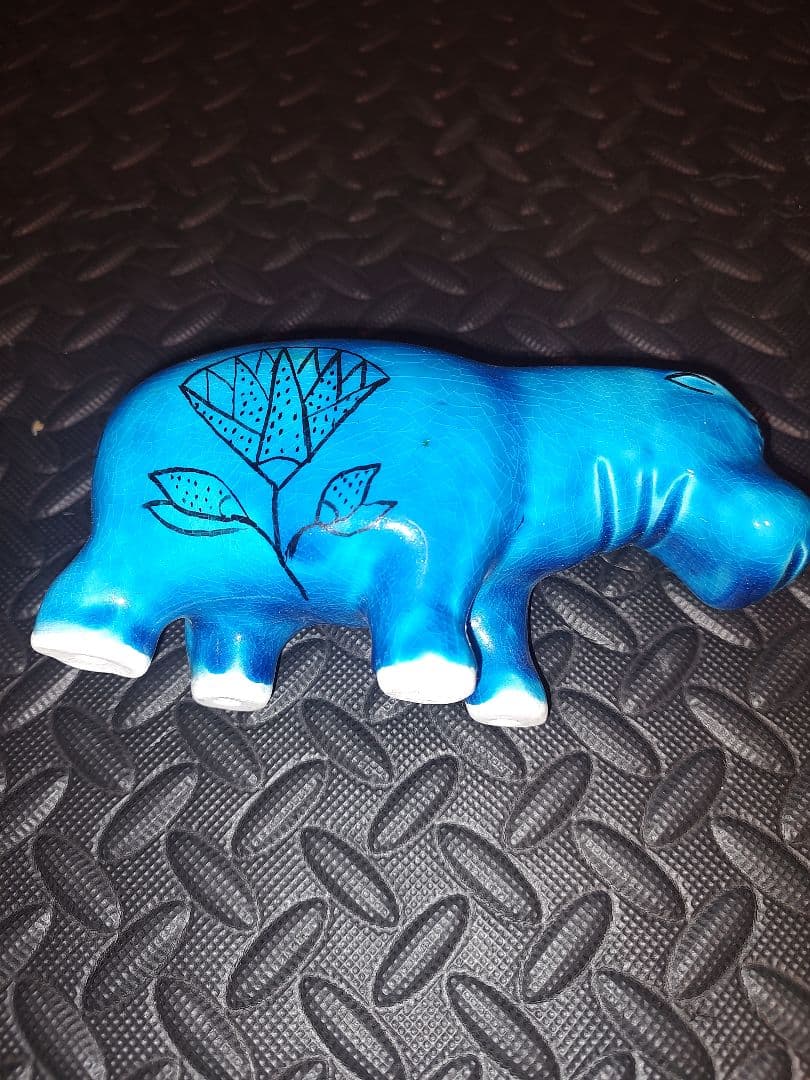 【週末セール】エジプト 青カバ 再生の守神 青いカバ ルリカ　ヒッポ