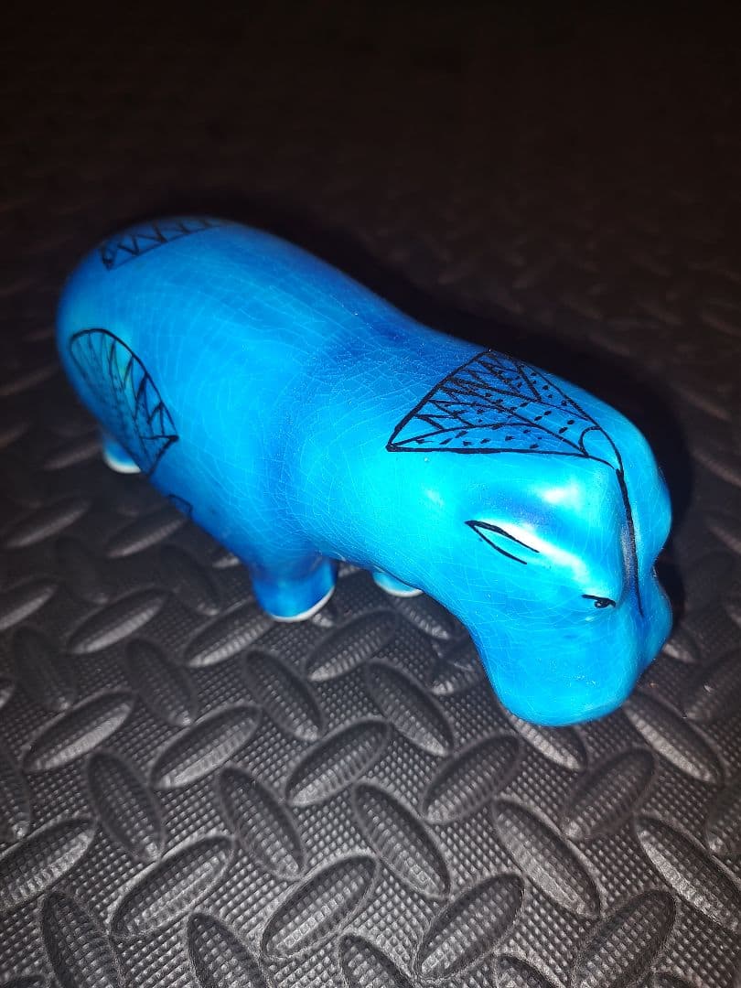 【週末セール】エジプト 青カバ 再生の守神 青いカバ ルリカ　ヒッポ