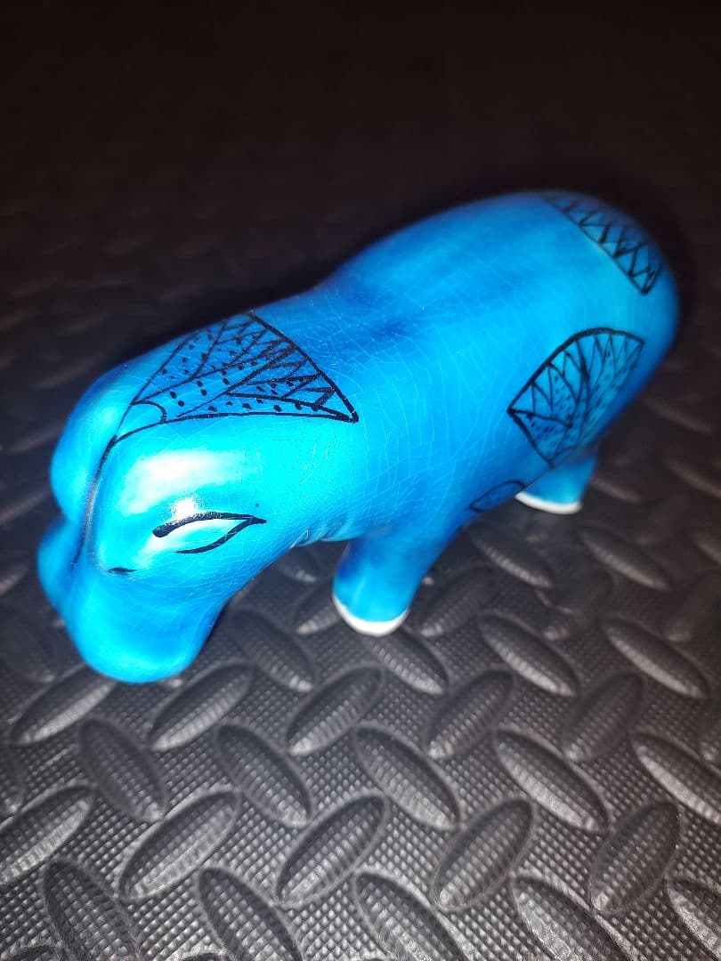 【週末セール】エジプト 青カバ 再生の守神 青いカバ ルリカ　ヒッポ