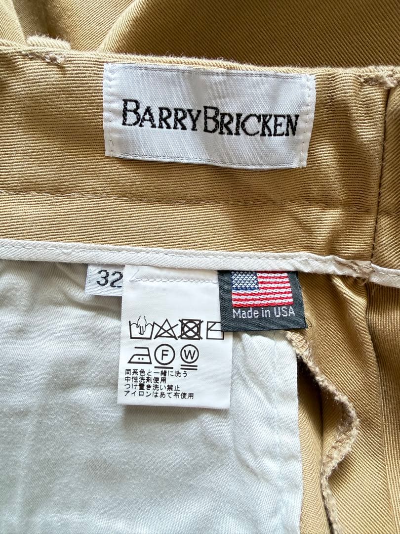 Barry Bricken ベージュ チノパン サイズ32 アメリカ製