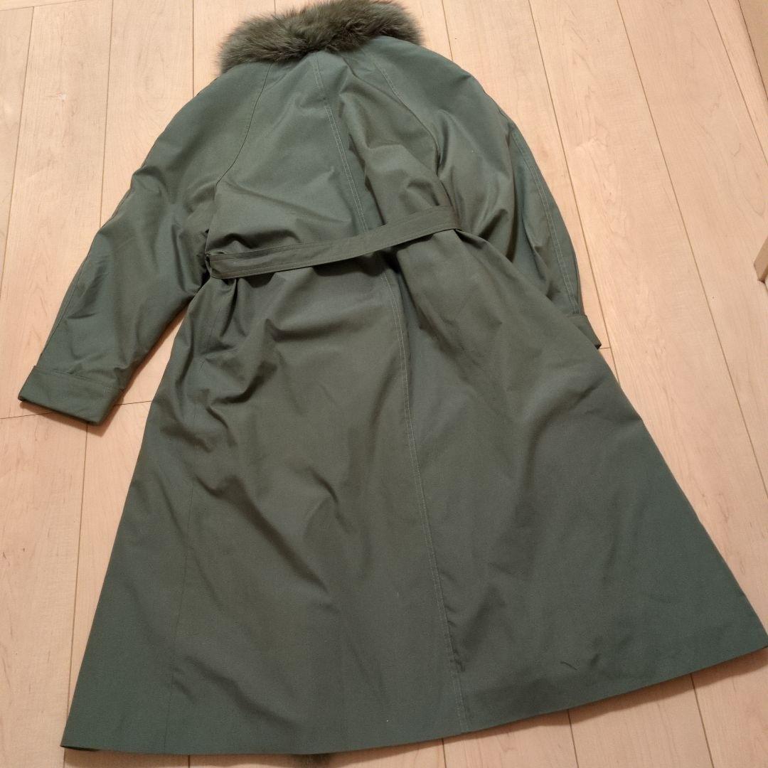 『サガファー』サガフォックスリアルファーライニングロングコートフリーサイズ北欧製