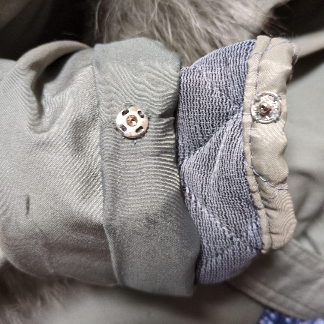 『サガファー』サガフォックスリアルファーライニングロングコートフリーサイズ北欧製