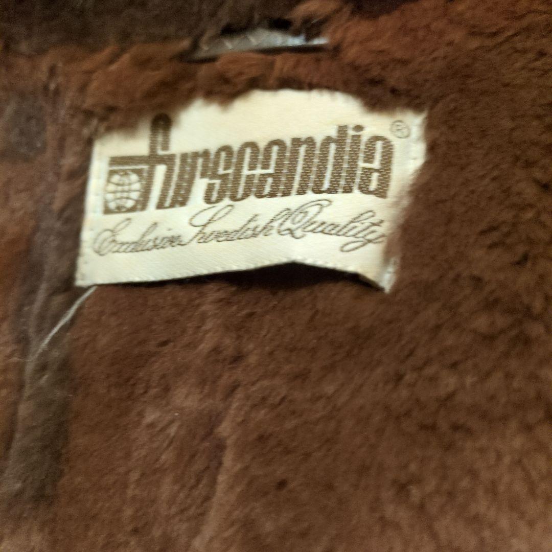 『サガファー』サガフォックスリアルファーライニングロングコートフリーサイズ北欧製