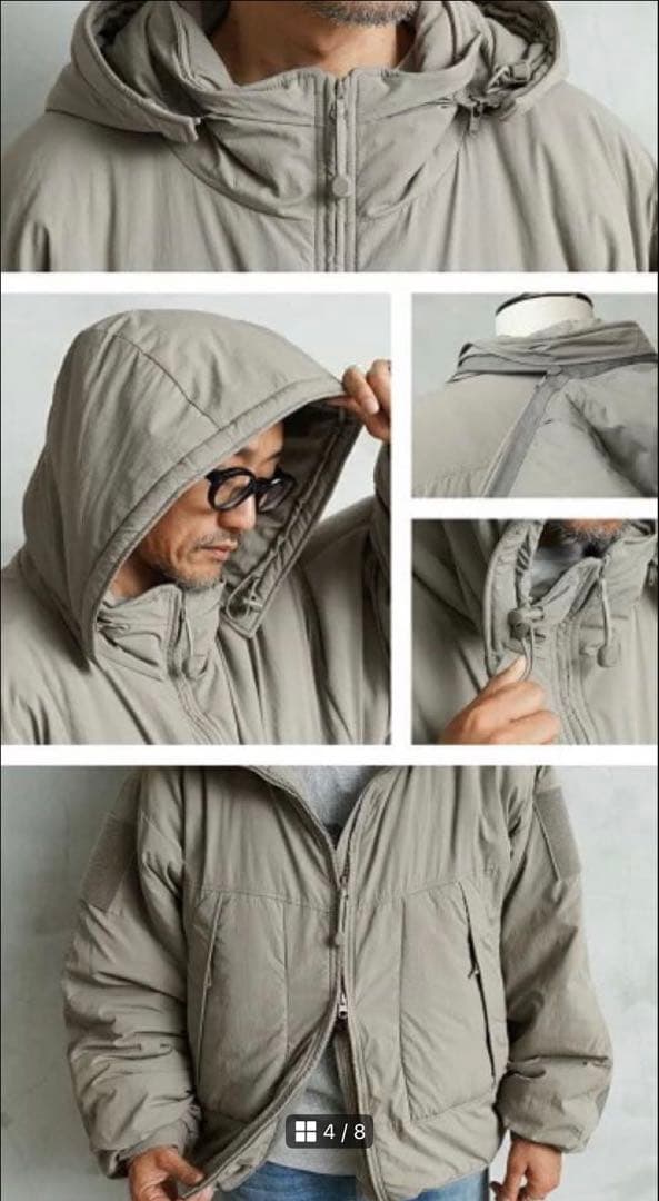 ジャケット・アウター WAIPER PRIMALOFT JACKET ALPHA GRAY