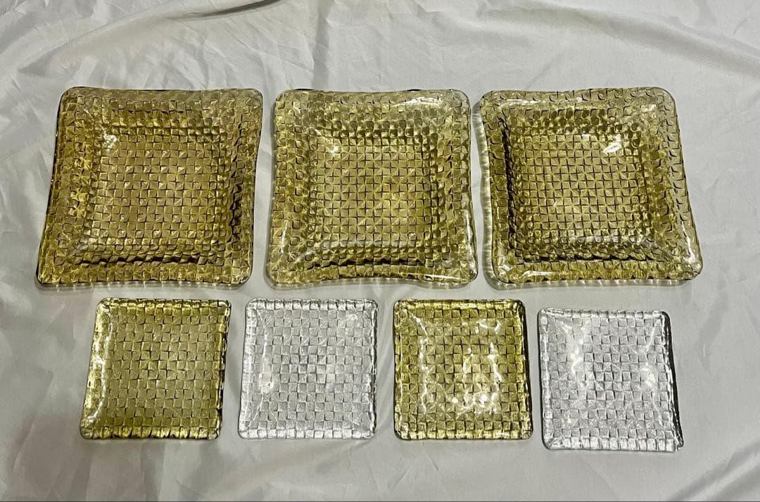 チッちょリーナ　sghr グリッド プレート７枚 皿 食器 タンクリア