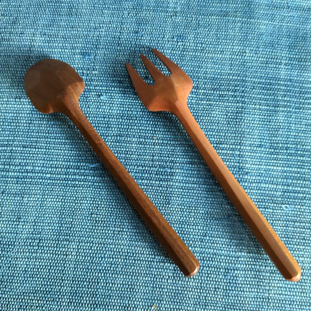 rumiboo孤崎ゆうこさんの木のカトラリー ３セットとれんげ