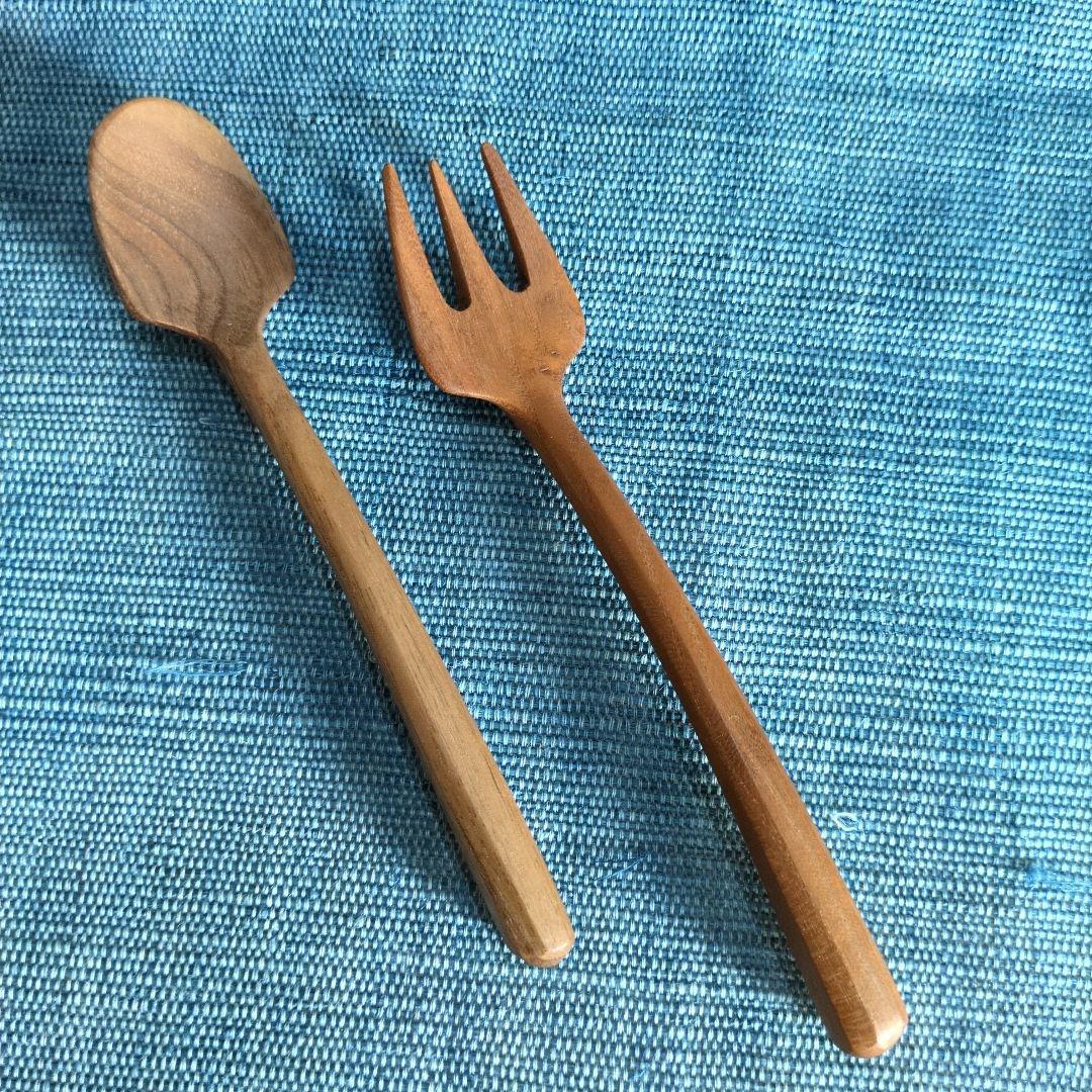 rumiboo孤崎ゆうこさんの木のカトラリー ３セットとれんげ